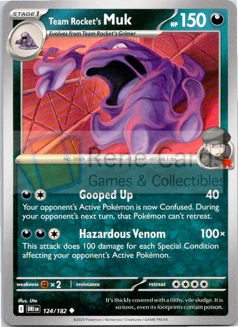 Team Rocket's Muk - DRI  - 124/182