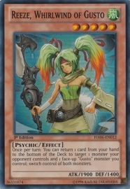 Reeze, Whirlwind of Gusto - 1st. Edition - HA06-EN012