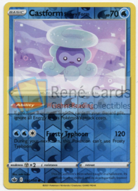 Castform Snowy Form - ChillRein - 034/198 - Reverse
