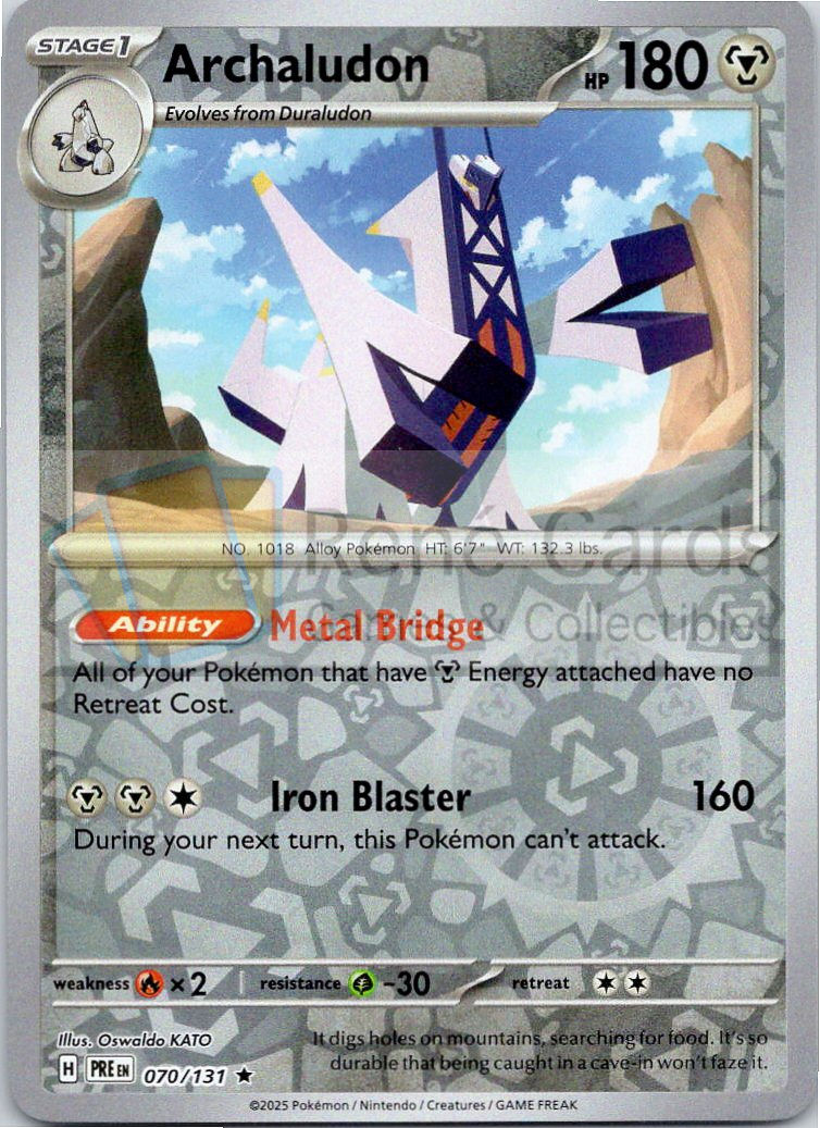 Archaludon - PRE  - 070/131 - Reverse - Poke Ball