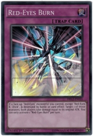 Red-Eyes Burn - 1st. Edition - DRL2-EN021