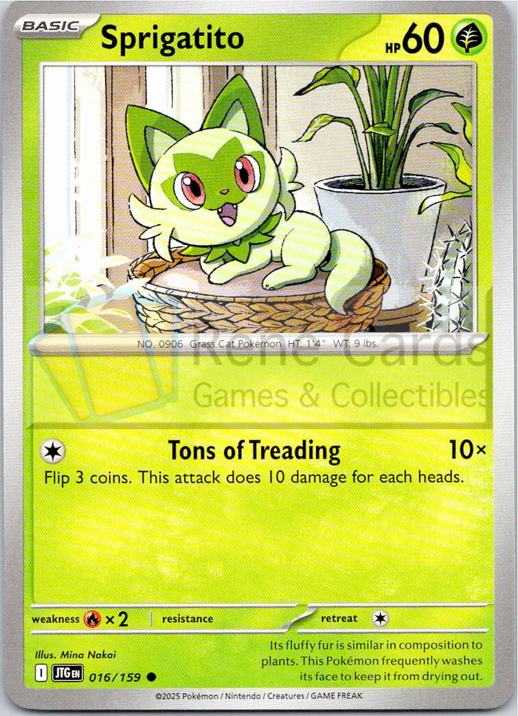 Sprigatito - JTG  - 016/159