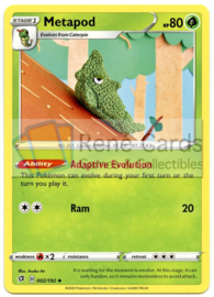 Metapod - S&S Rebel Clash - 002/192