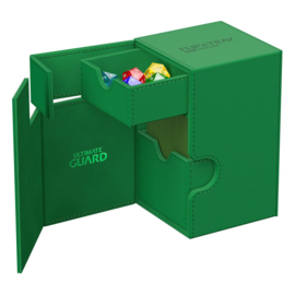 Flip´n´Tray Deck Case 100+ - Standard Size - XenoSkin - Green - MonoColor