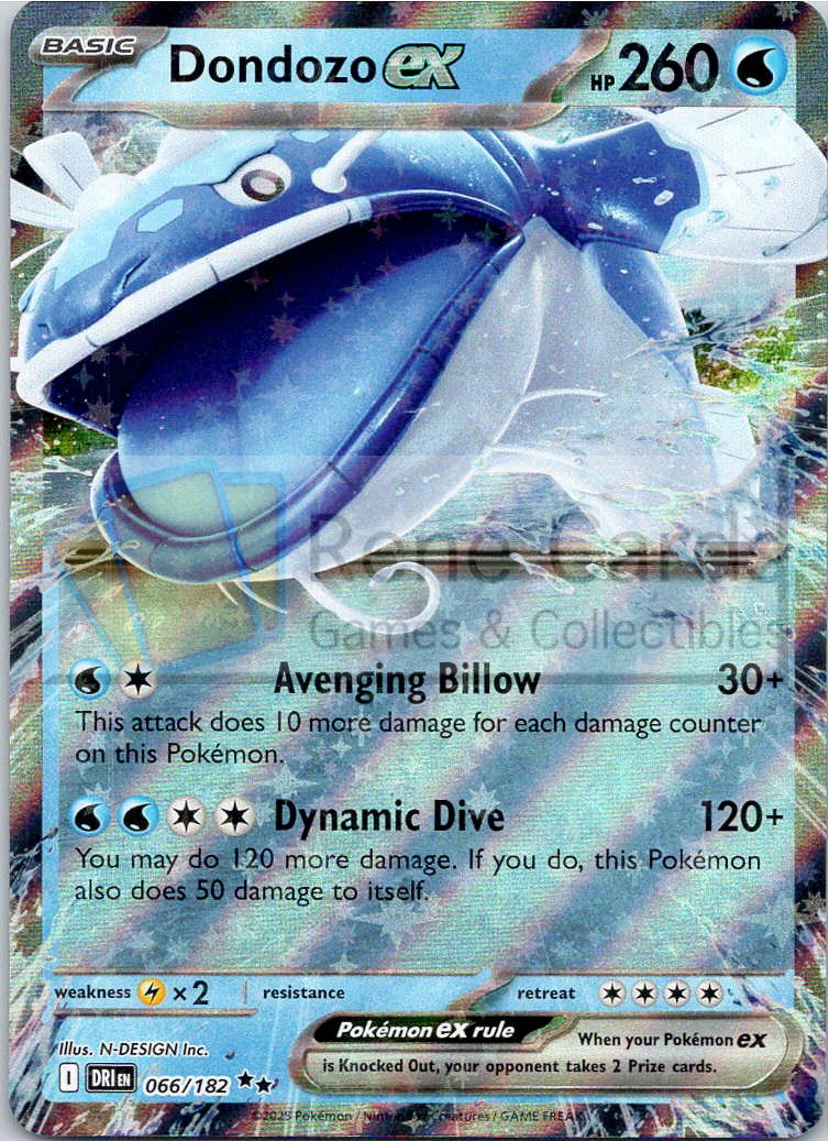 Dondozo EX - DRI  - 066/182