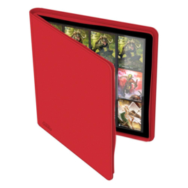 12-Pocket QuadRow ZipFolio XenoSkin Red