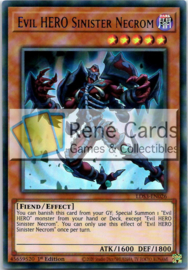 Evil HERO Sinister Necrom - 1st. Edition - LDS3-EN026 - Blue