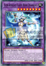 Gem-Knight Lady Rose Diamond - 1st. Edition - MP23-EN134