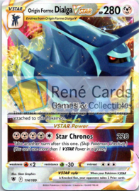 Origin Forme Dialga V STAR - ASR - 114/189