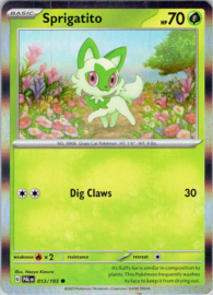 Sprigatito - PAL - 013/193 - Mirage Holo