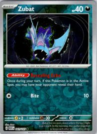 Zubat - MEW - 041/165 - Reverse