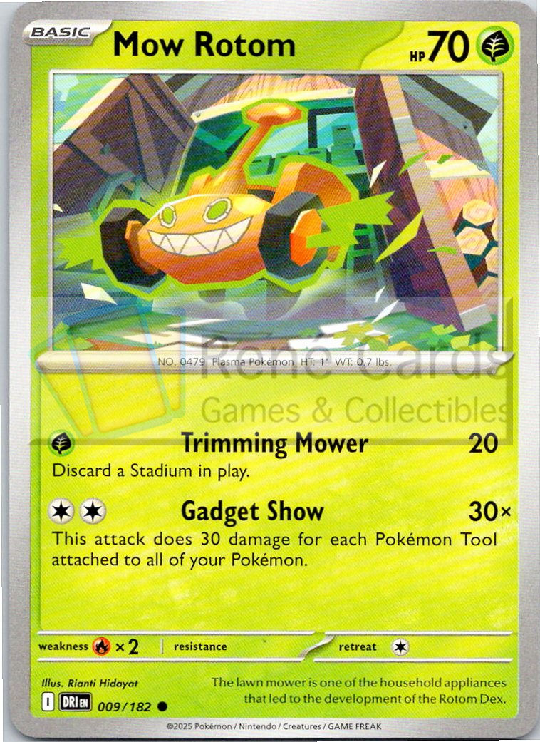 Mow Rotom - DRI  - 009/182