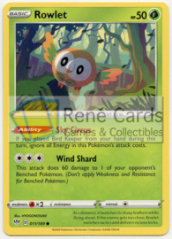 Rowlet - S&S Darkness Ablaze - 011/189 - Reverse