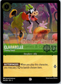 Clarabelle - Clumsy Guest - 5SSK - 86/204 - Foil