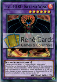 Evil HERO Inferno Wing - 1st. Edition - LDS3-EN027 - Blue