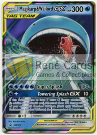 Magikarp & Wailord GX - SM166 - Promo - Towering  Splash - GX Box