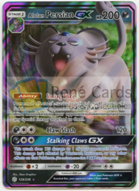 Alolan Persian GX - S&M CosEc - 129/236