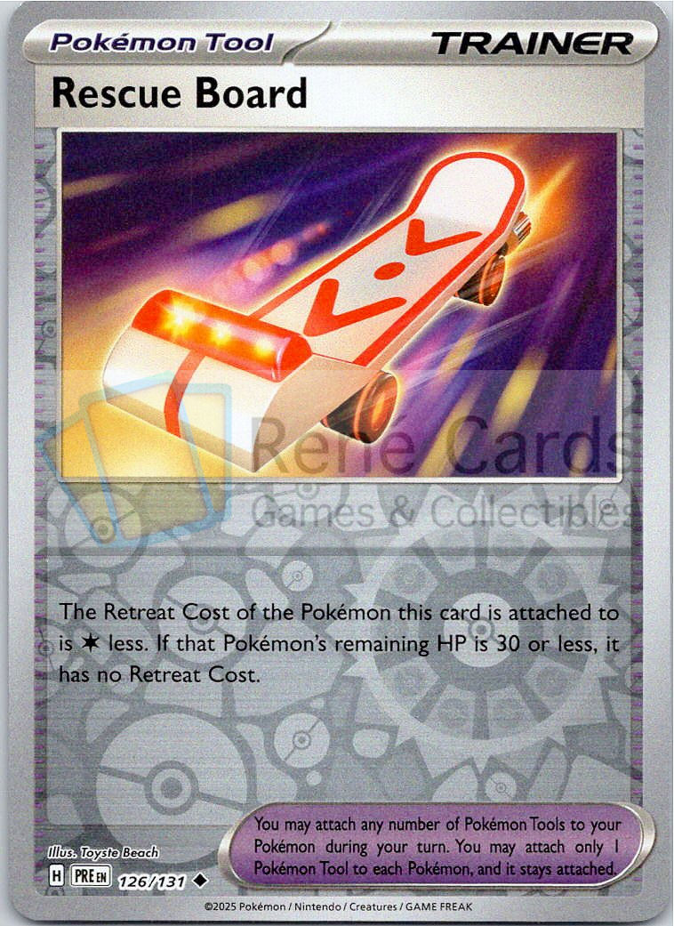 Rescue Board - PRE - 126/131 - Reverse