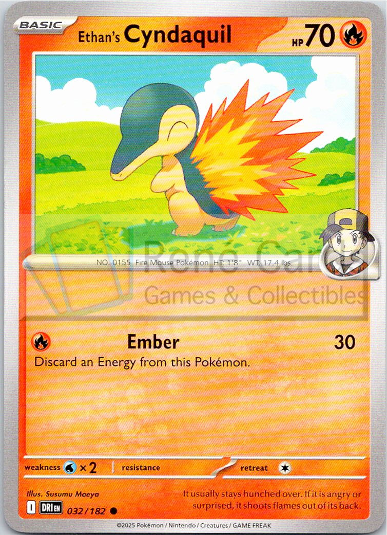 Ethan's Cyndaquil - DRI  - 032/182