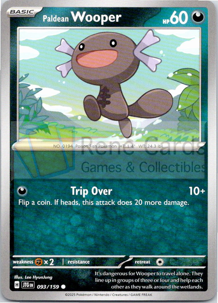 Paldean Wooper - JTG  - 093/159
