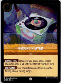 Record Player - 4URS-32/204 - Foil