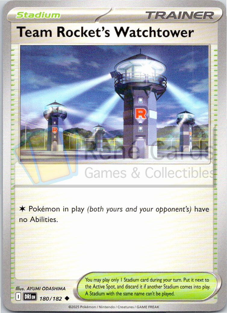 Team Rocket's Watchtower - DRI  - 180/182