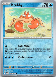 Krabby - MEW - 098/165 - Reverse