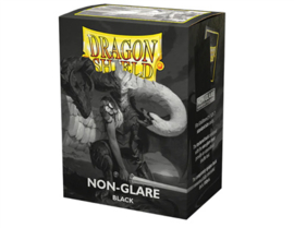 Dragon Shield - Black Non Glare - Standard Size Matte Sleeves