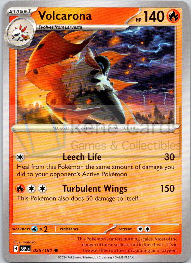 Volcarona - SSP  - 025/191