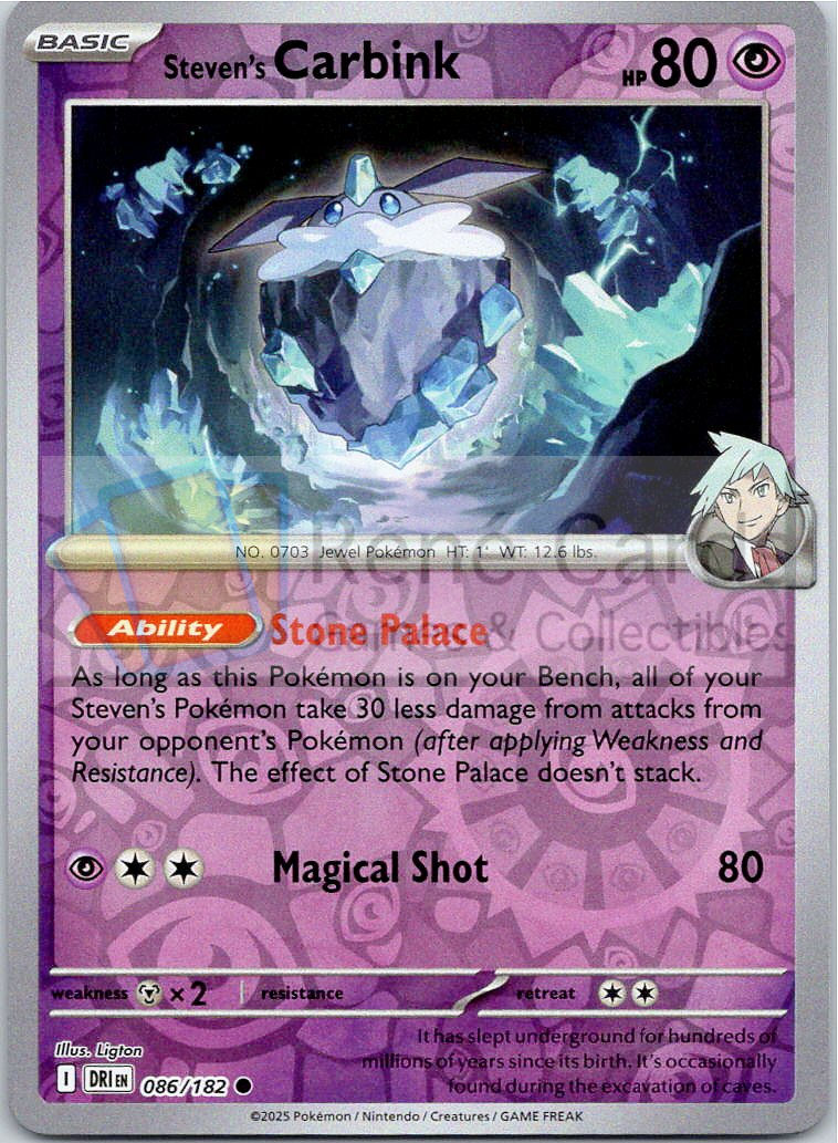 Steven's Carbink - DRI  - 086/182 - Reverse