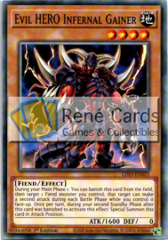 Evil HERO Infernal Gainer - 1st. Edition - LDS3-EN023