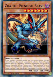 Zoa the Fiendish Beast - 1st Edition - ROTA-EN007
