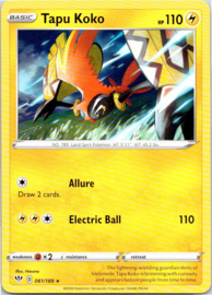 Tapu Koko - S&S Darkness Ablaze - 061/189 - Non Foil