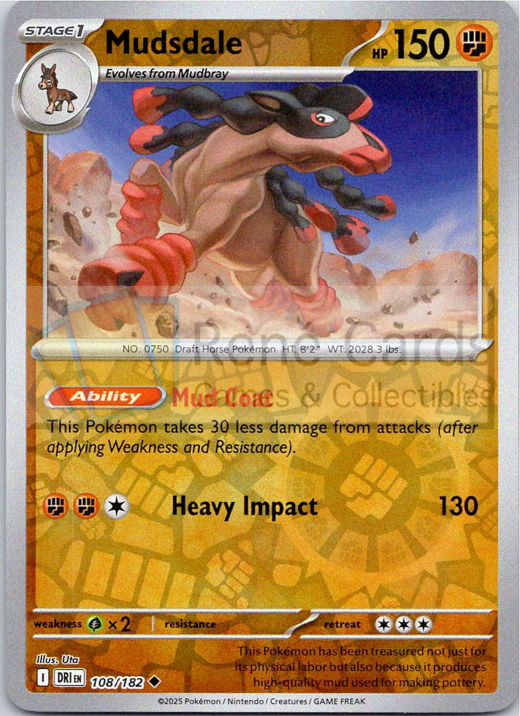Mudsdale - DRI  - 108/182 - Reverse