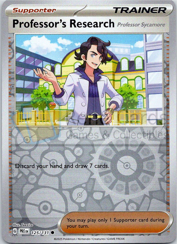 Professor's Research [Professor Sycamore] - PRE - 125/131 - Reverse