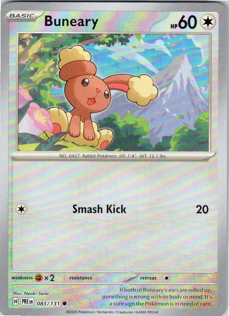 Buneary - PRE  - 083/131 - Reverse - Poke Ball