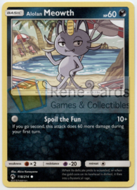 Alolan Meowth - S&M LoThu - 118/214