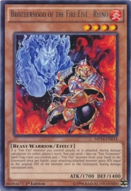 Brotherhood of the Fire Fist - Rhino - 1st Edition - MP14-EN014