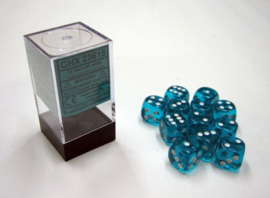 Translucent - Teal/white