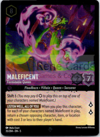 Maleficent - Fearsome Queen - 5SSK - 35/204 - Foil
