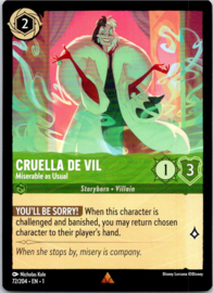 Cruella De Vil - Miserable as Usual - 1TFC-72/204