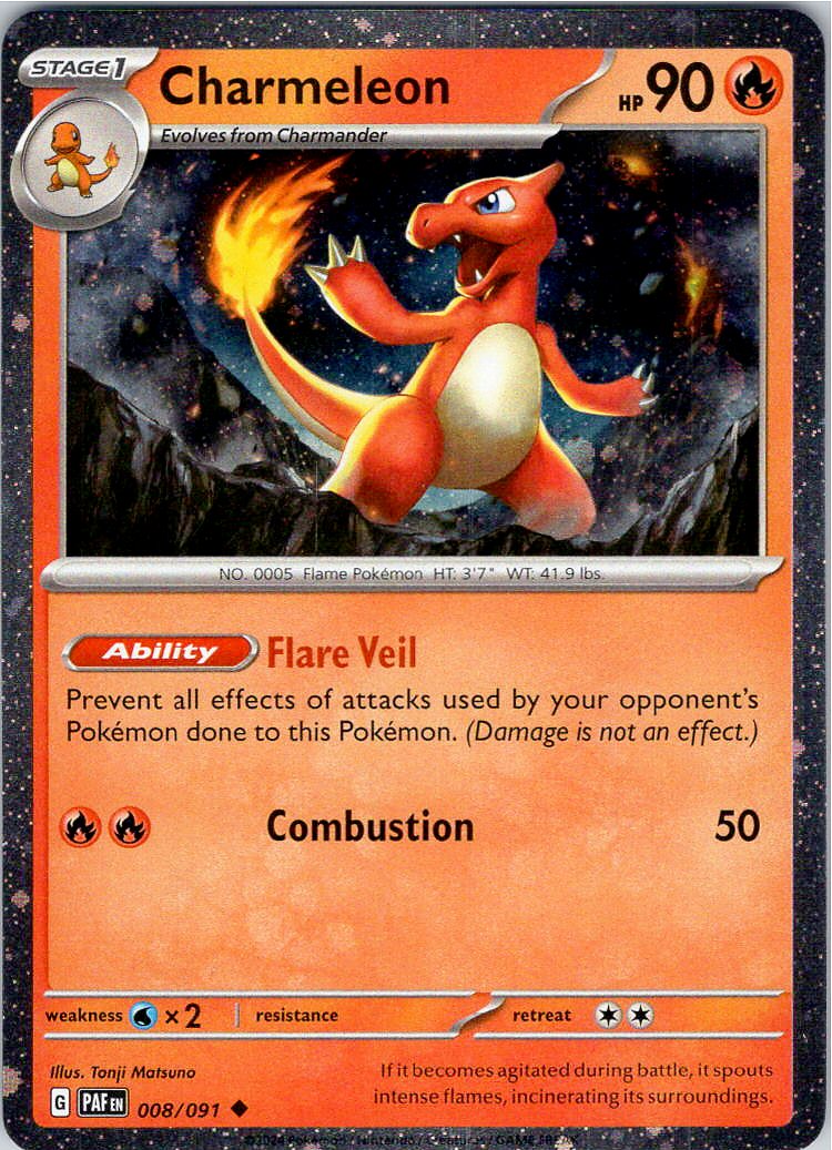 Charmeleon - PAF - 008/091 - Cosmos Foil