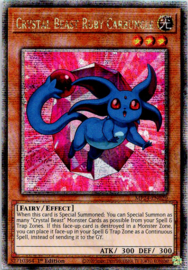 Crystal Beast Ruby Carbuncle - 1st. Edition - MP24-EN020
