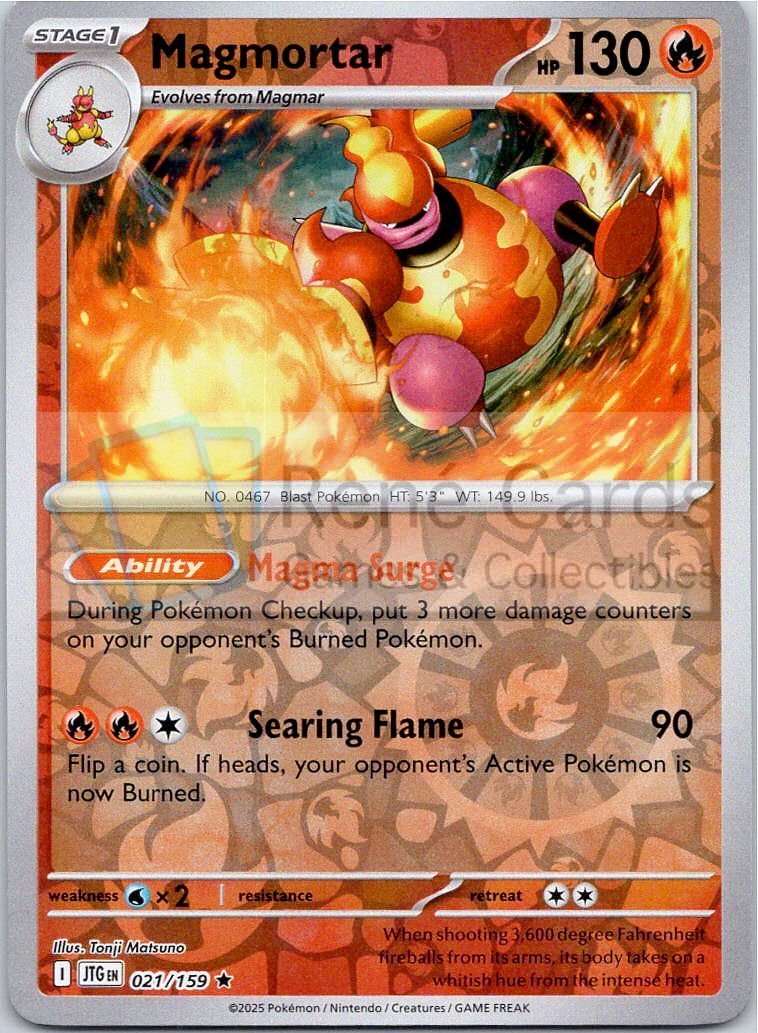 Magmortar - JTG  - 021/159 - Reverse
