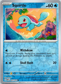 Squirtle - MEW - 007/165 - Reverse