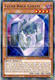 3 x Clear Rage Golem - 1st Edition - MZTM-EN038 - Play Set