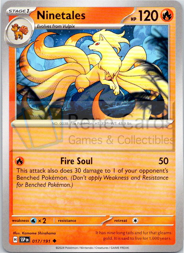 Ninetales - SSP  - 017/191