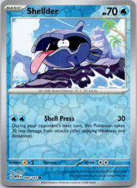 Shellder - MEW - 090/165 - Reverse