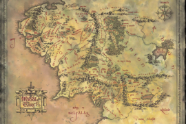 The Lord Of The Rings - Middle Earth Map (001)