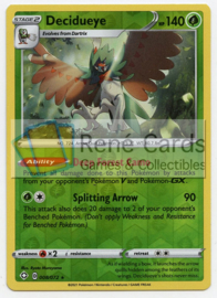 Decidueye- Shining Fates - 008/072 - Reverse